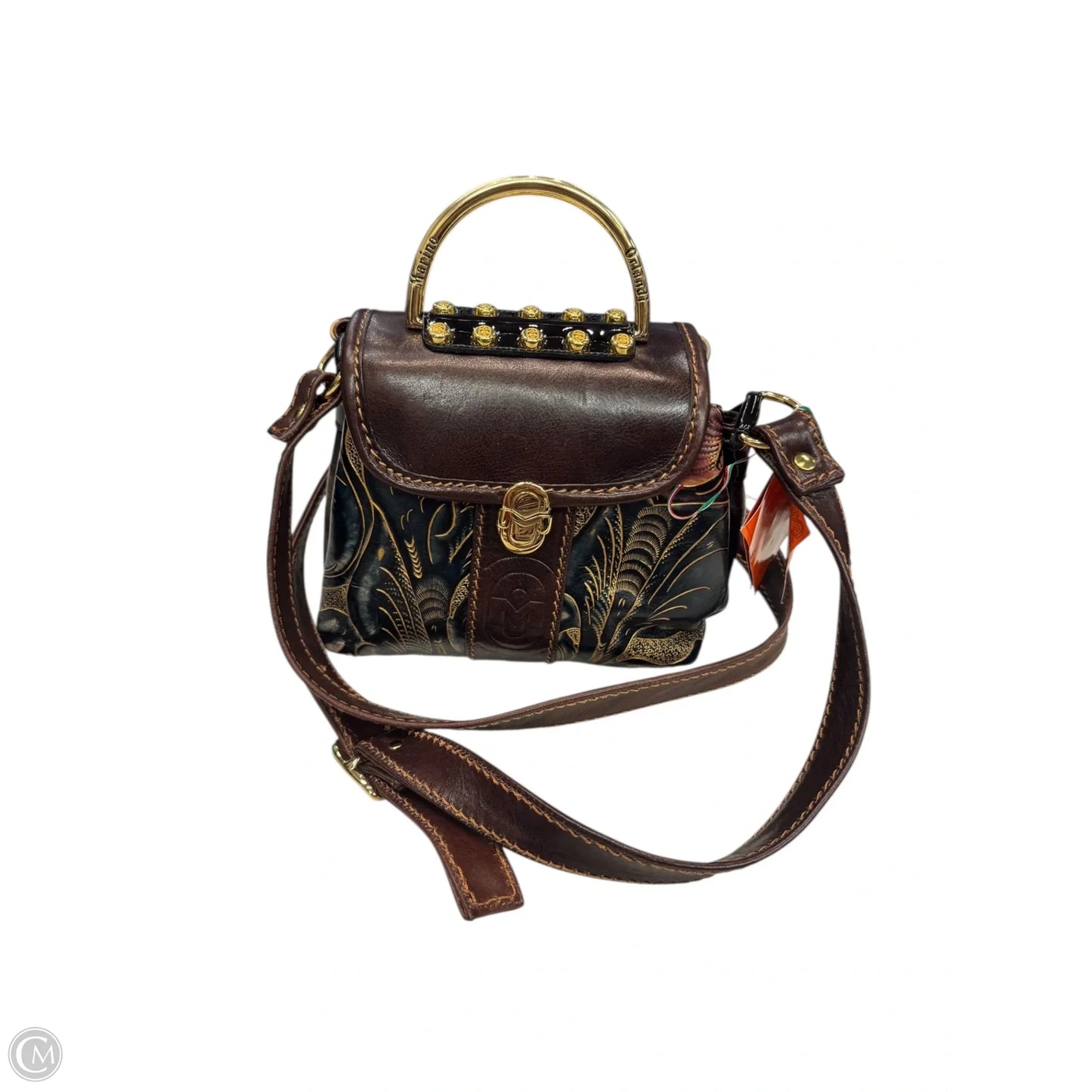 Handbag Leather By Cmb, Size: Small