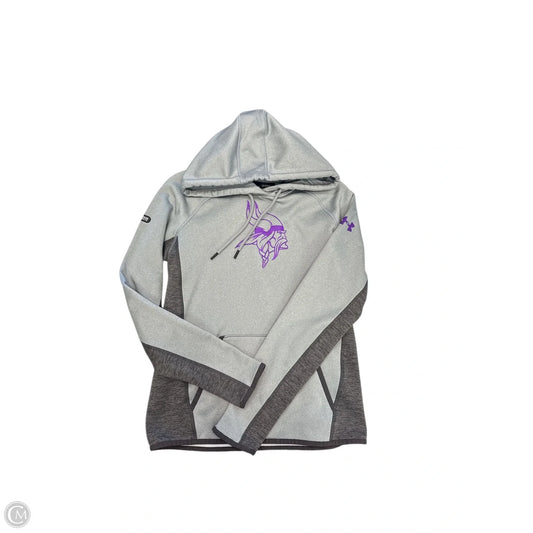 Sweatshirt Hoodie By Under Armour In Grey, Size: Xs