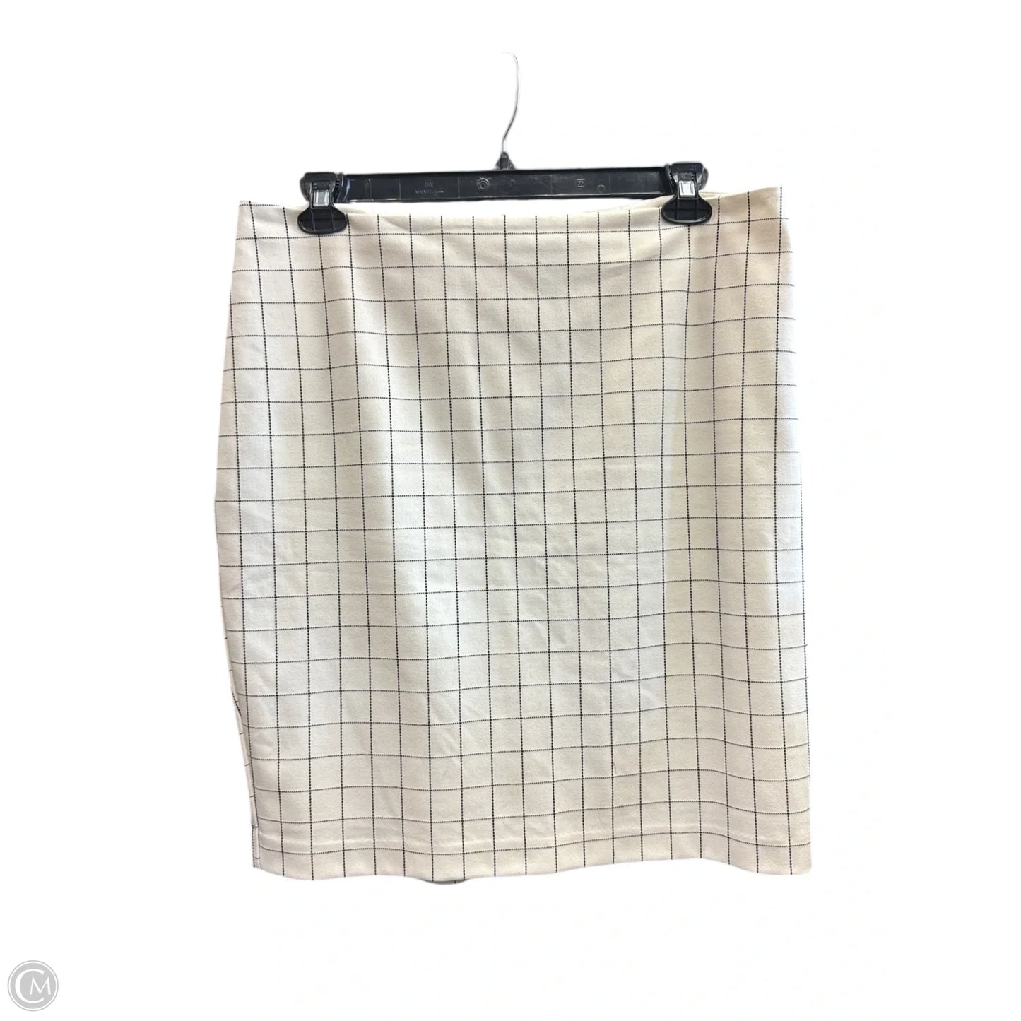 Skirt Midi By Express In Black & Cream, Size: 16