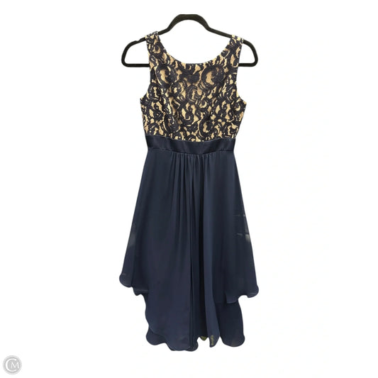 Dress Party Midi By Eliza J In Navy, Size: 4