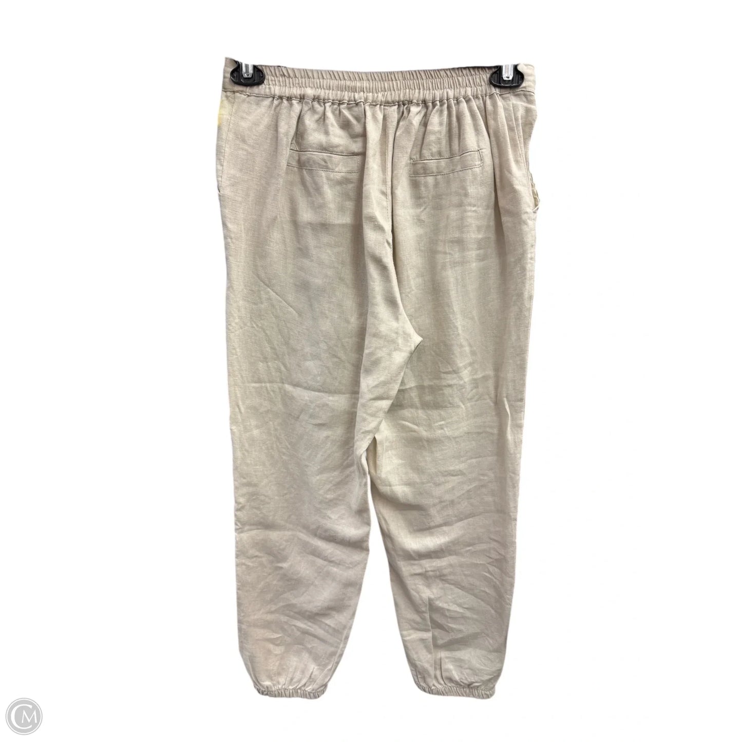 Pants Linen By Clothes Mentor In Cream, Size: M