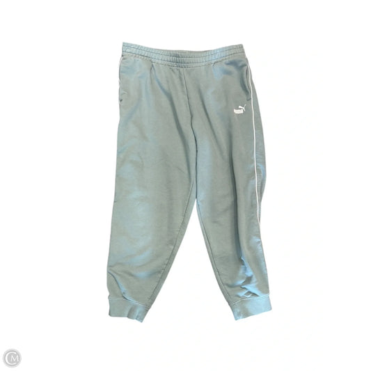 Athletic Pants By Puma In Green, Size: Xl