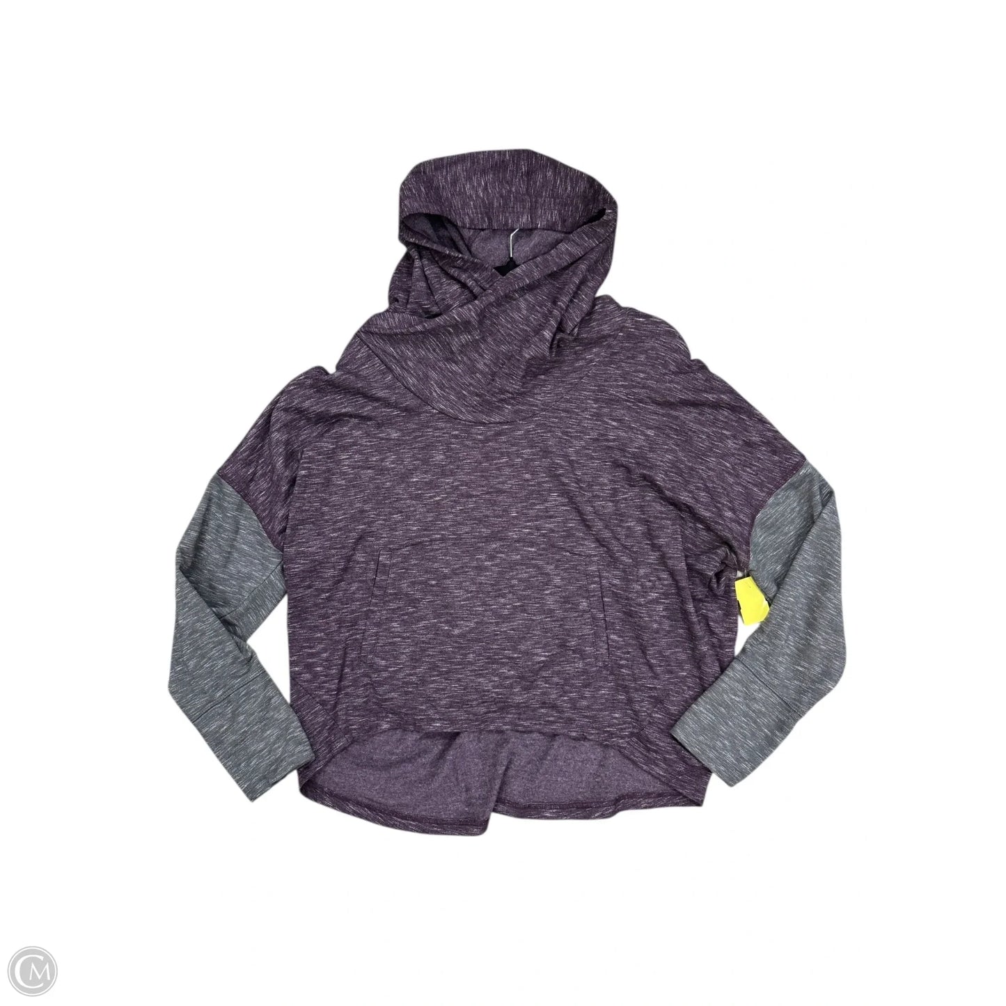 Sweatshirt Hoodie By Clothes Mentor In Purple, Size: L