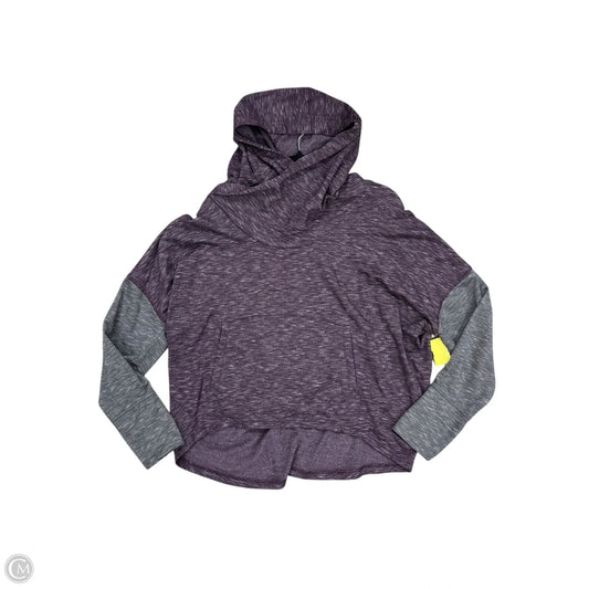 Sweatshirt Hoodie By Clothes Mentor In Purple, Size: L