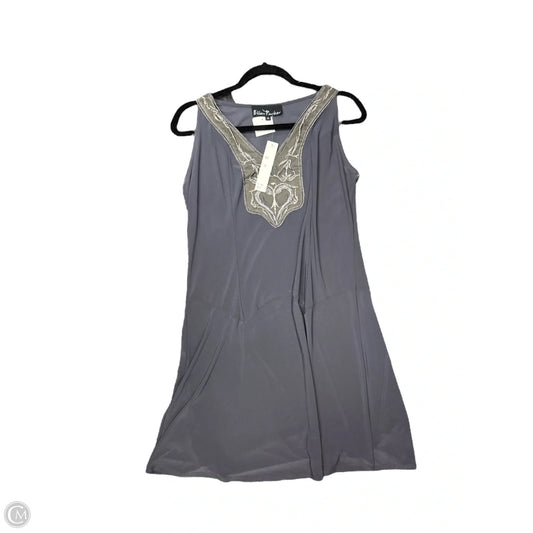 Dress Casual Midi By Clothes Mentor In Grey, Size: M