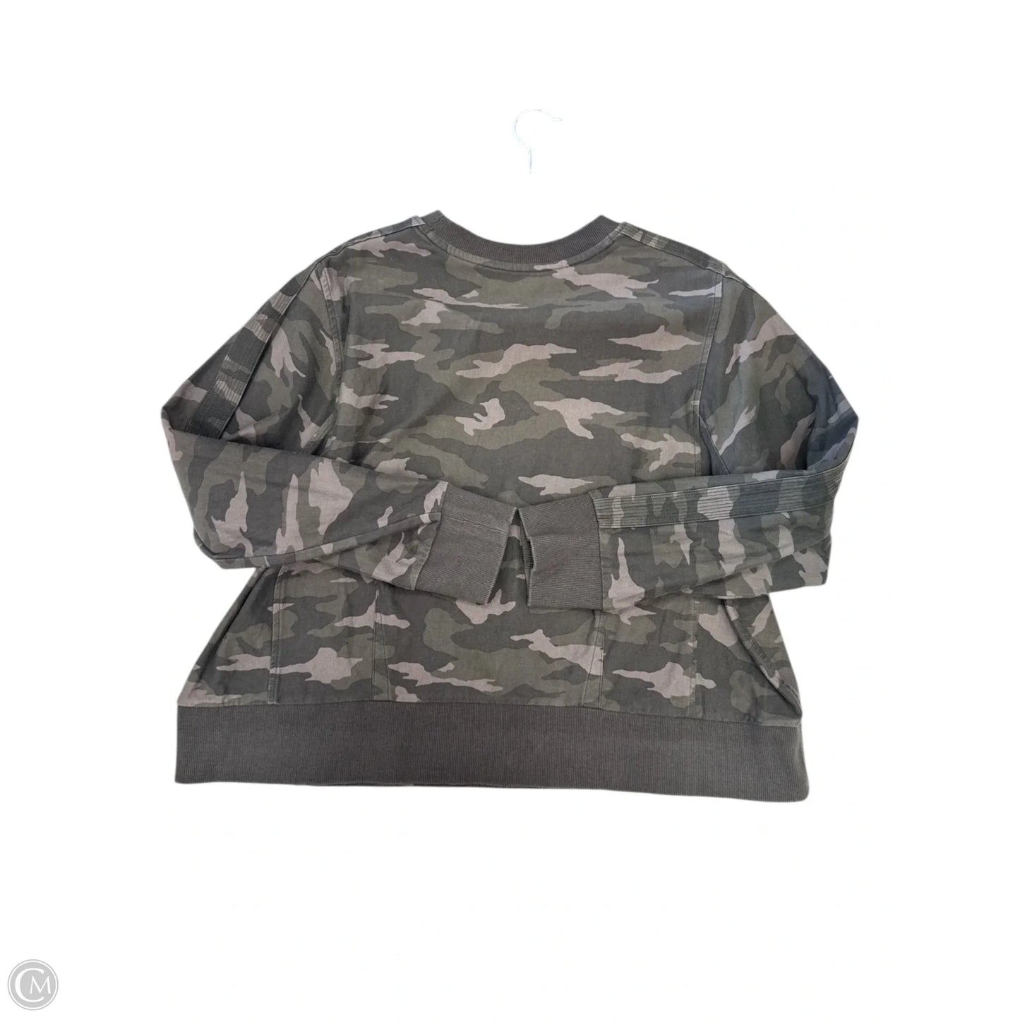 Top Long Sleeve By Athleta In Camouflage Print, Size: Xl
