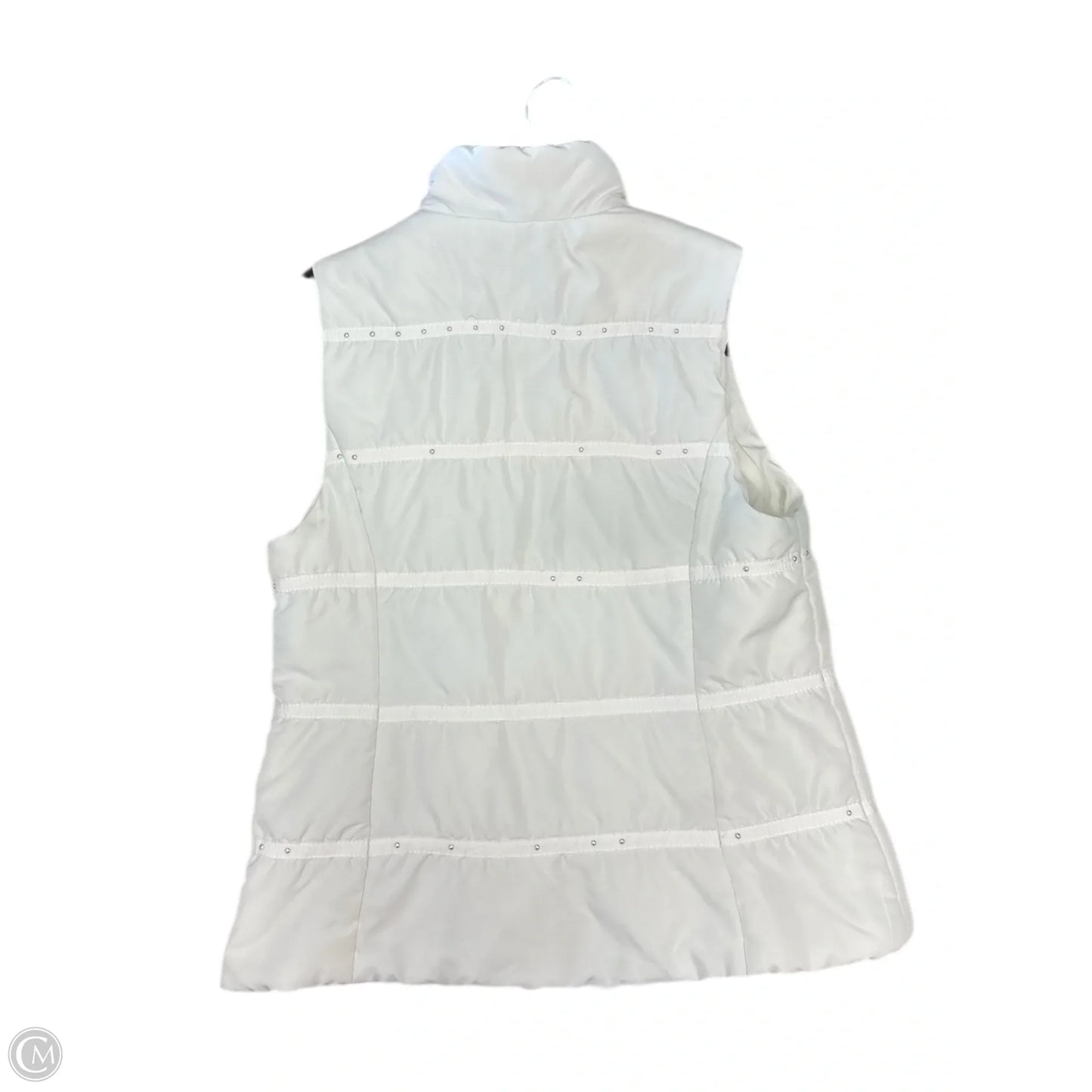 Vest Puffer & Quilted By Christopher And Banks In White, Size: S