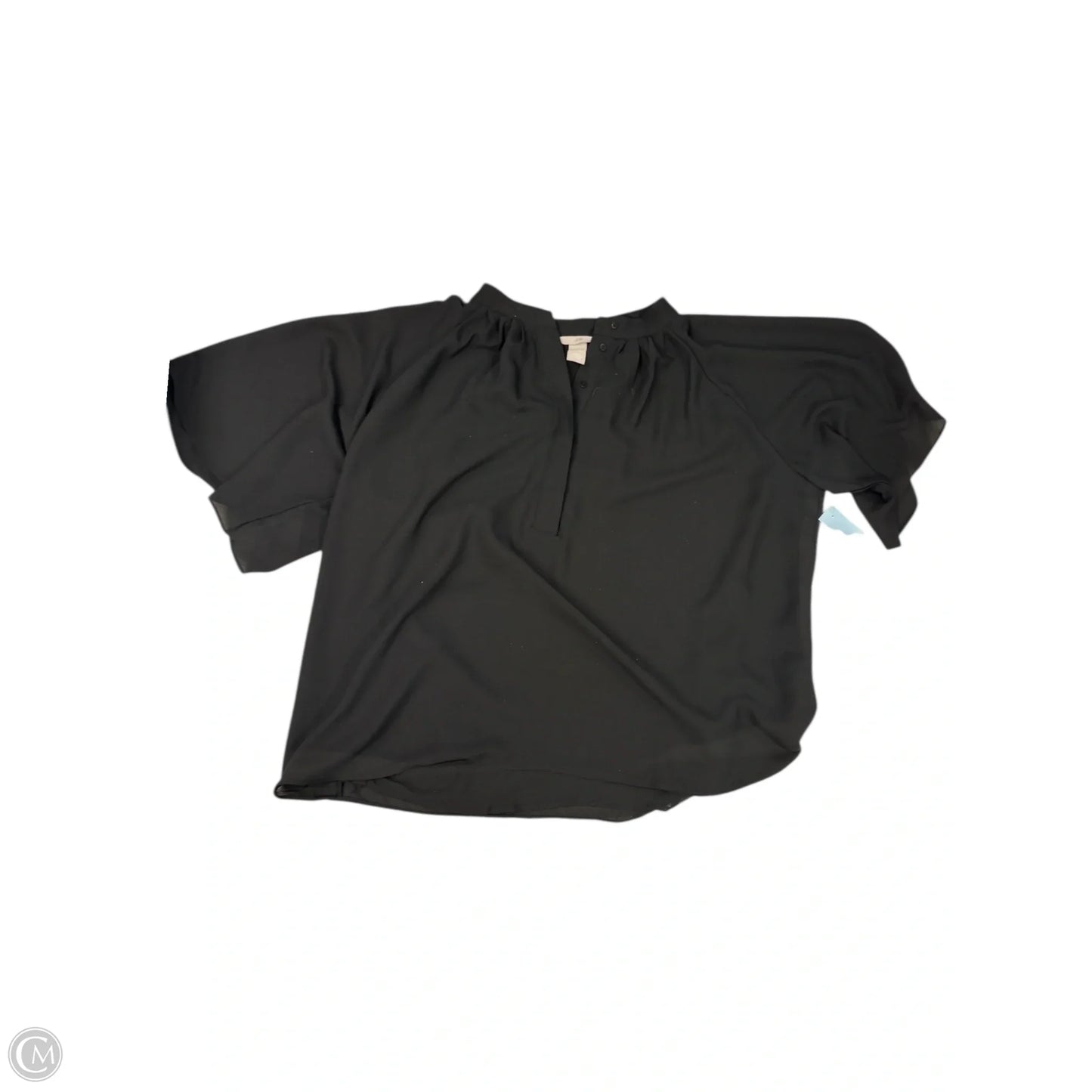 Top Long Sleeve By Ann Taylor In Grey, Size: M