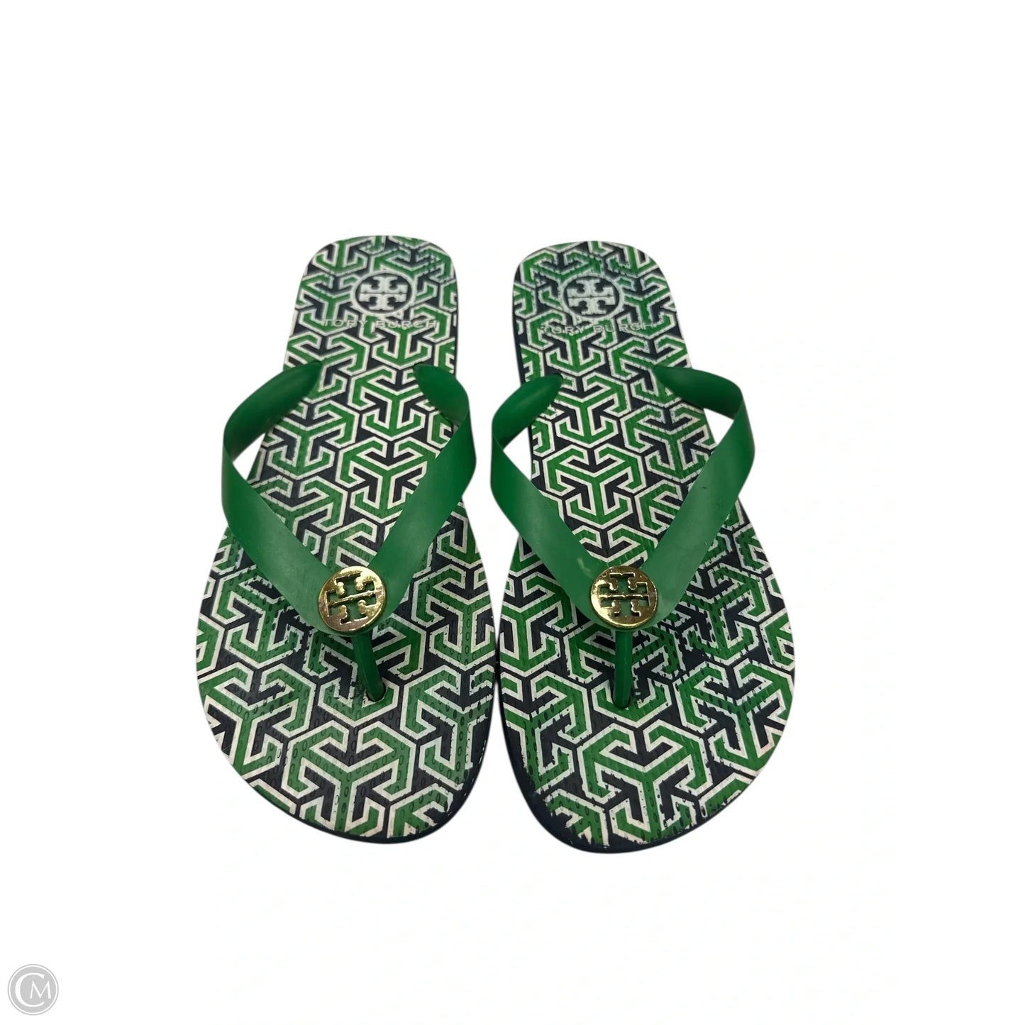 Sandals Designer By Tory Burch In Green, Size: 8.5