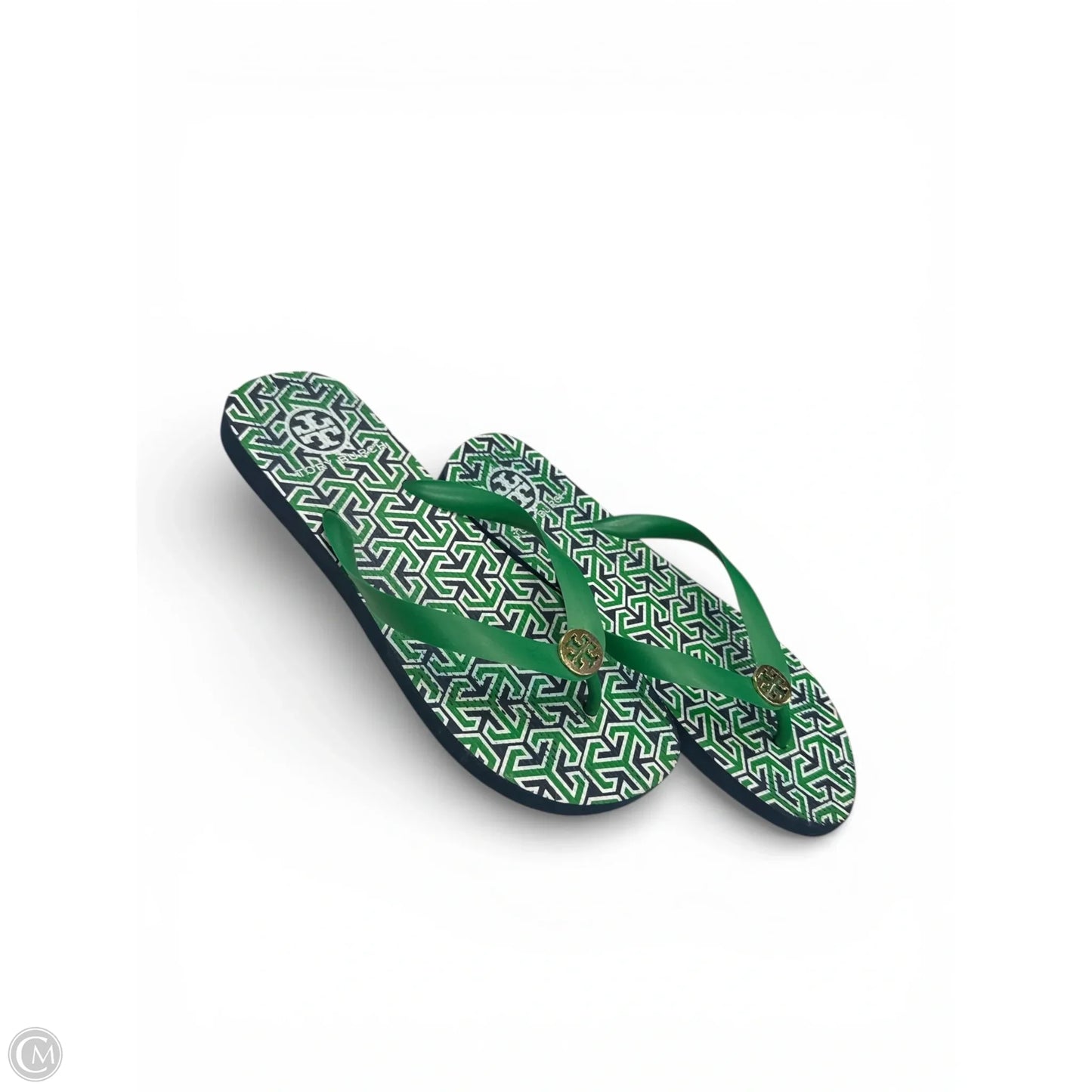 Sandals Designer By Tory Burch In Green, Size: 8.5