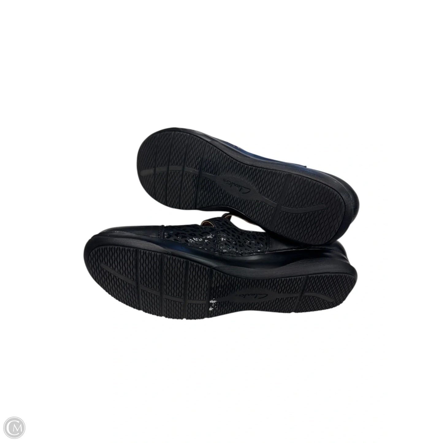 Shoes Flats By Clarks In Black, Size: 9