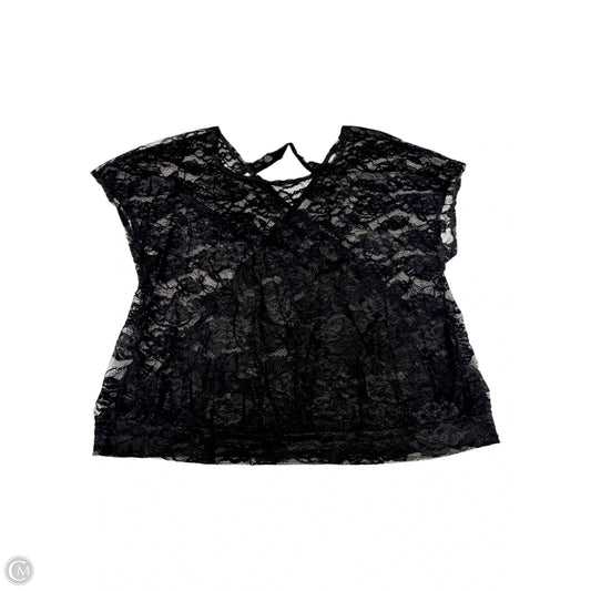 Top Short Sleeve By Torrid In Black, Size: 3x