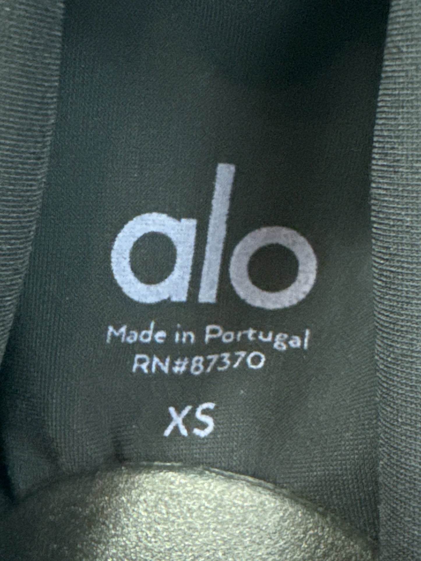 Black Athletic Leggings Alo, Size Xs