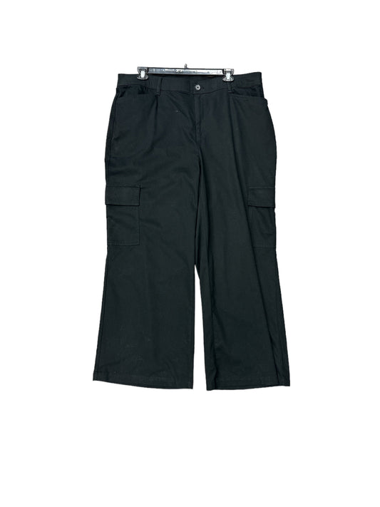 Black Pants Cargo & Utility Ava & Viv, Size 20