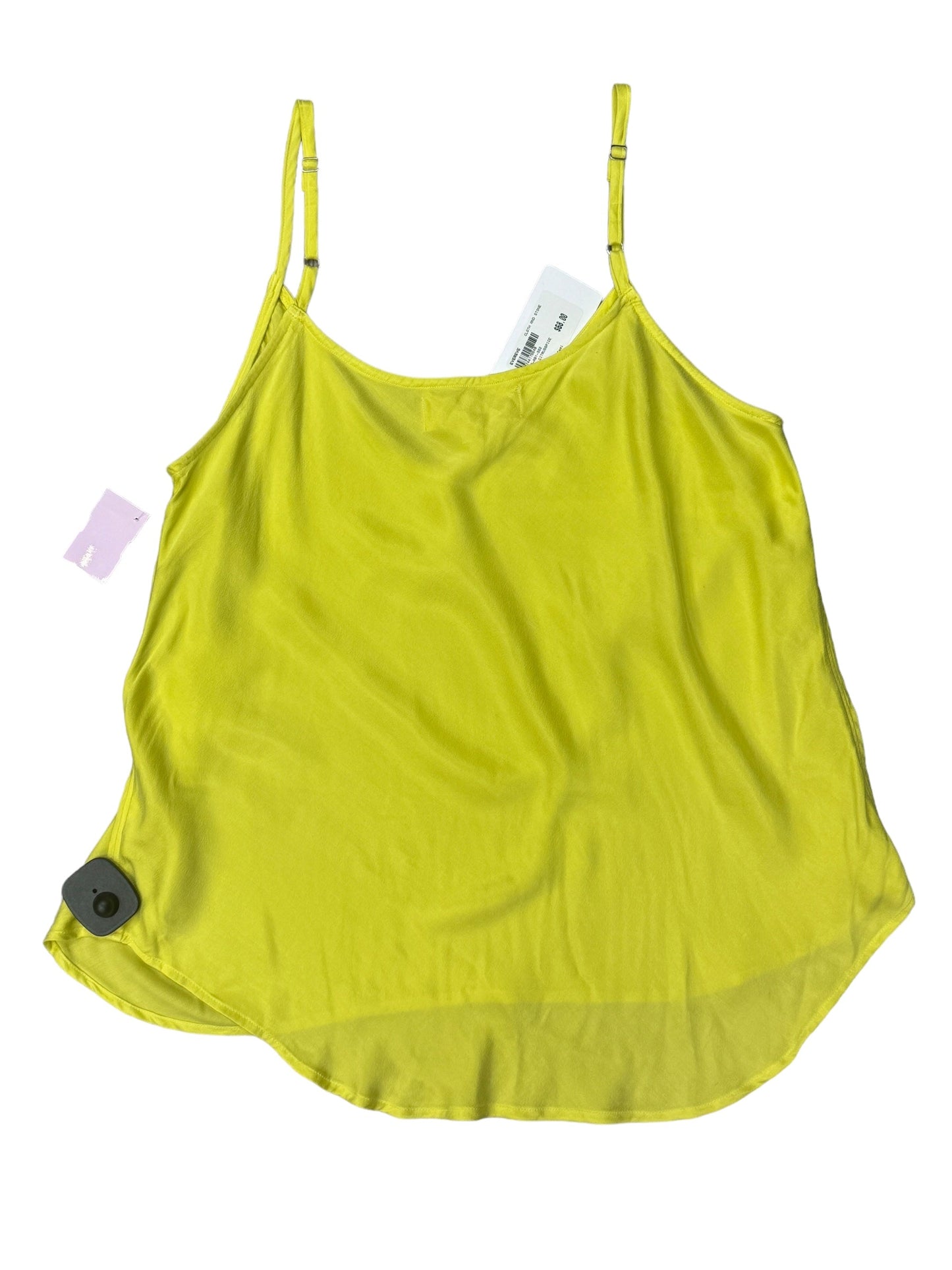 Yellow Top Sleeveless Cloth & Stone, Size L