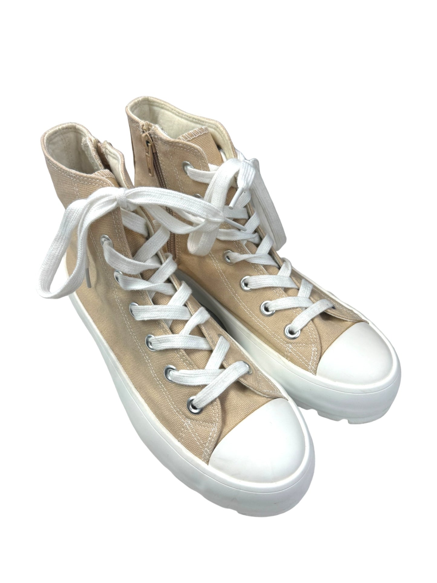 Tan Shoes Sneakers Clothes Mentor, Size 8