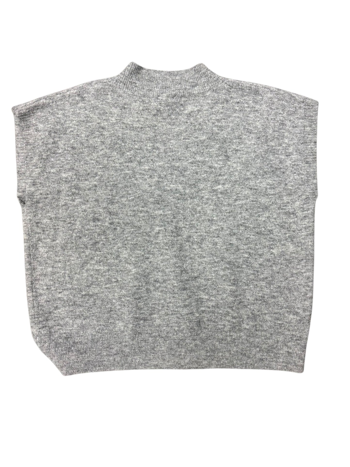 Vest Sweater By Top Shop In Grey, Size: L