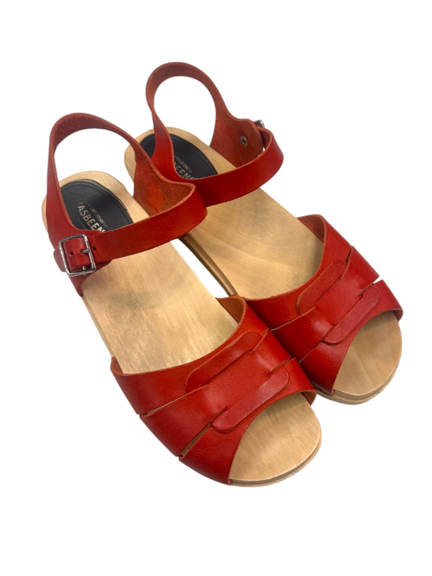 Sandals Heels Block By Cmb In Red, Size: 9