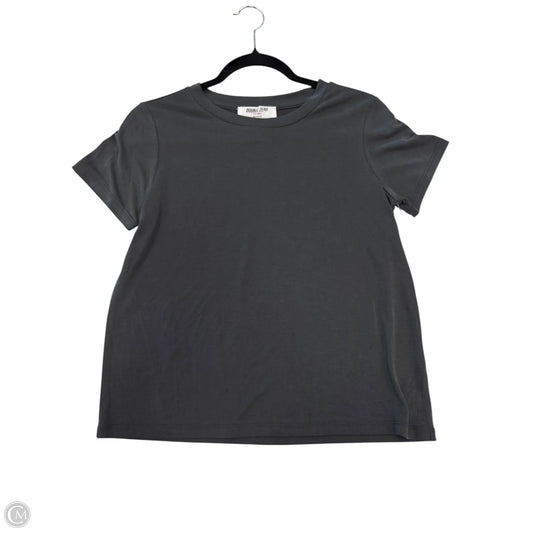 Top Short Sleeve By Double Zero In Grey, Size: S