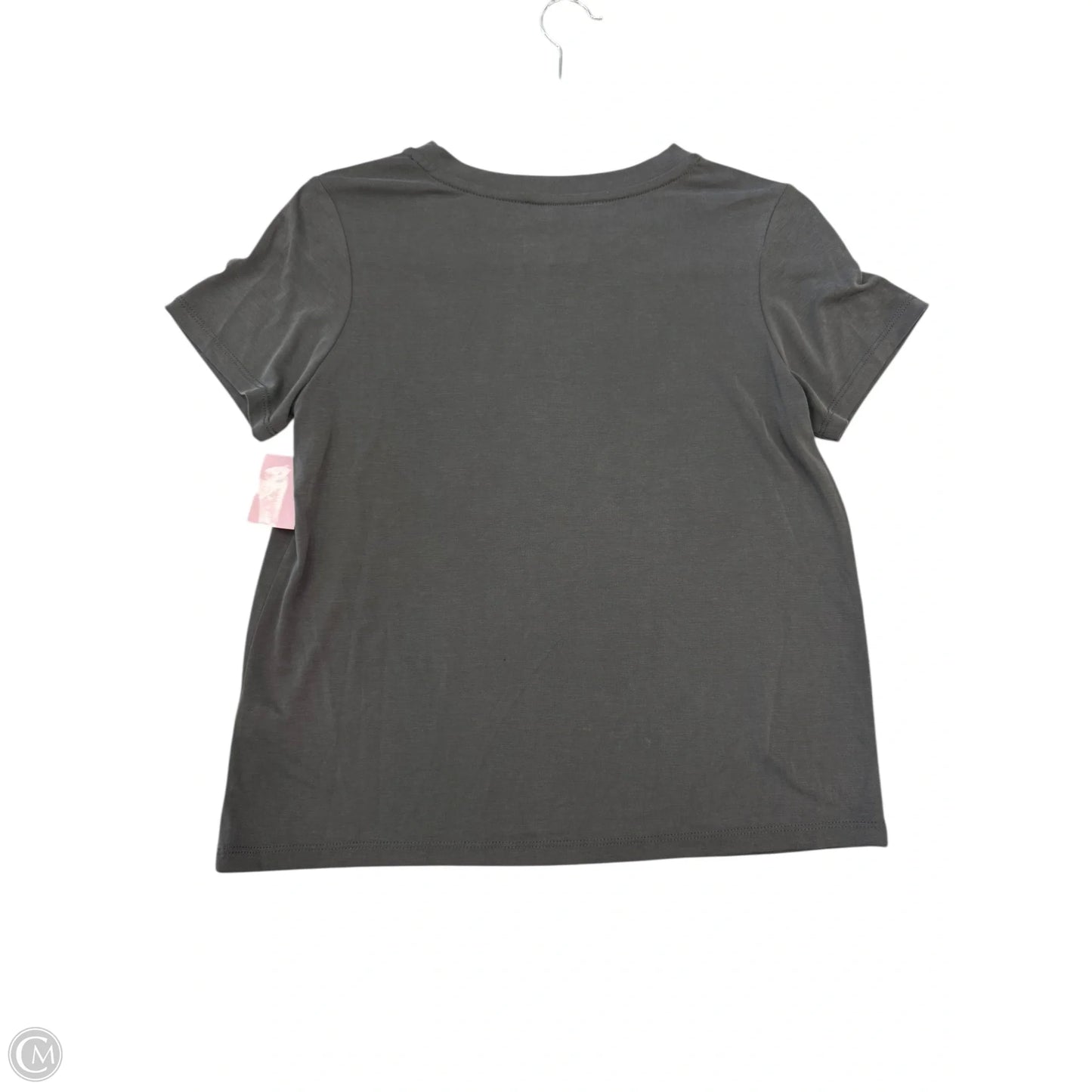 Top Short Sleeve By Double Zero In Grey, Size: S