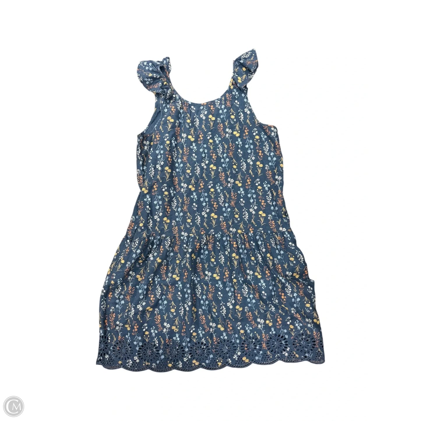 Dress Casual Midi By Ana In Blue, Size: 2