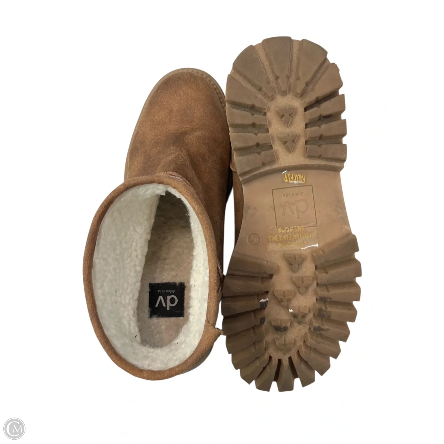 Boots Ankle Heels By Dolce Vita In Brown, Size: 9.5