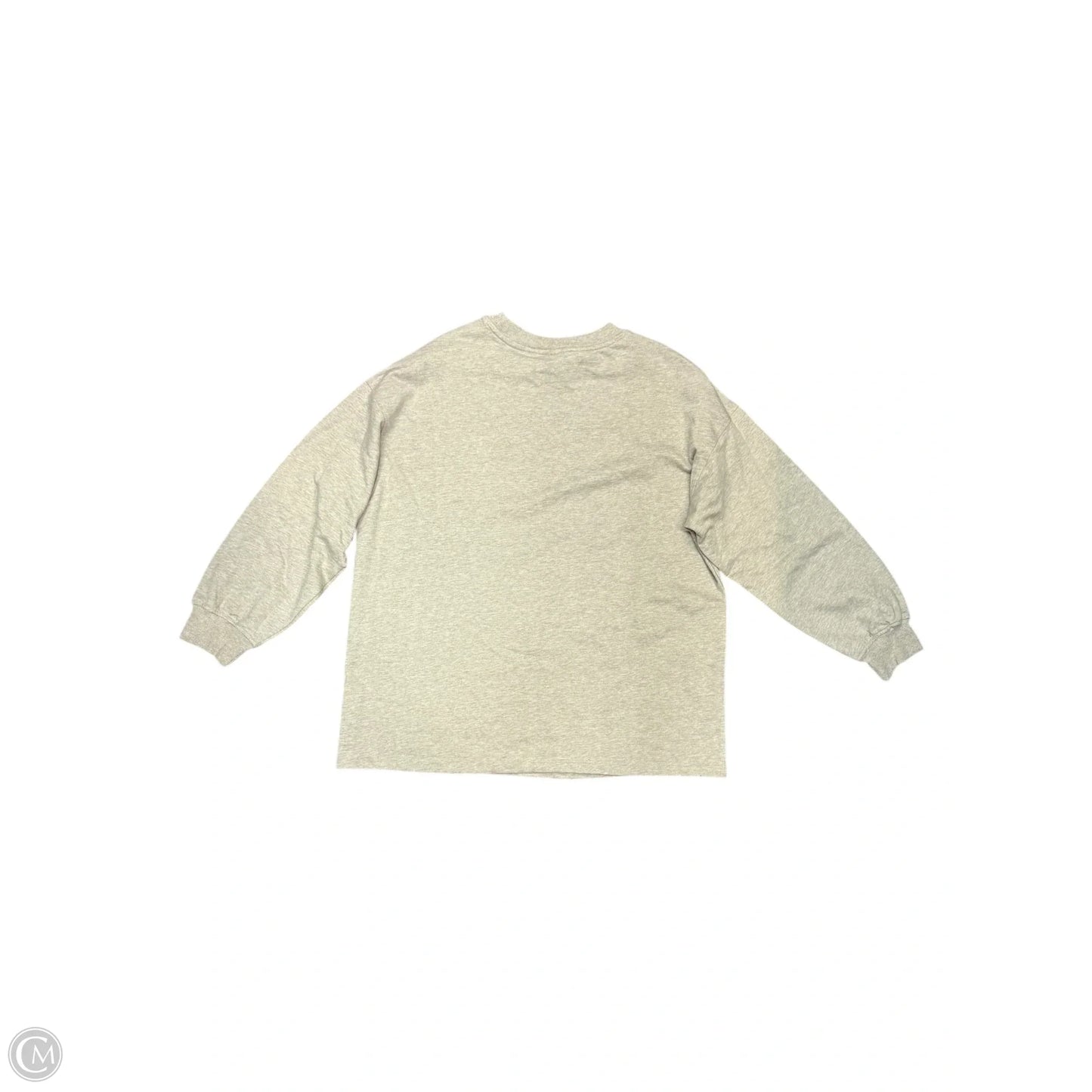 Top Long Sleeve By H&m In Beige, Size: S