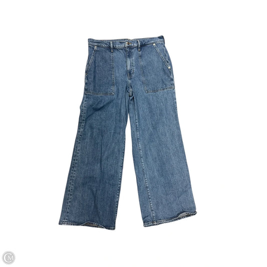 Jeans Straight By J. Crew In Blue Denim, Size: 10