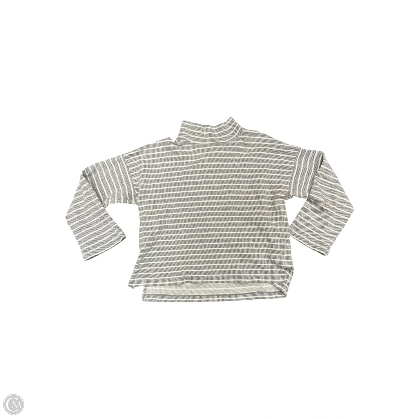 Top Long Sleeve By Madewell In Grey, Size: L