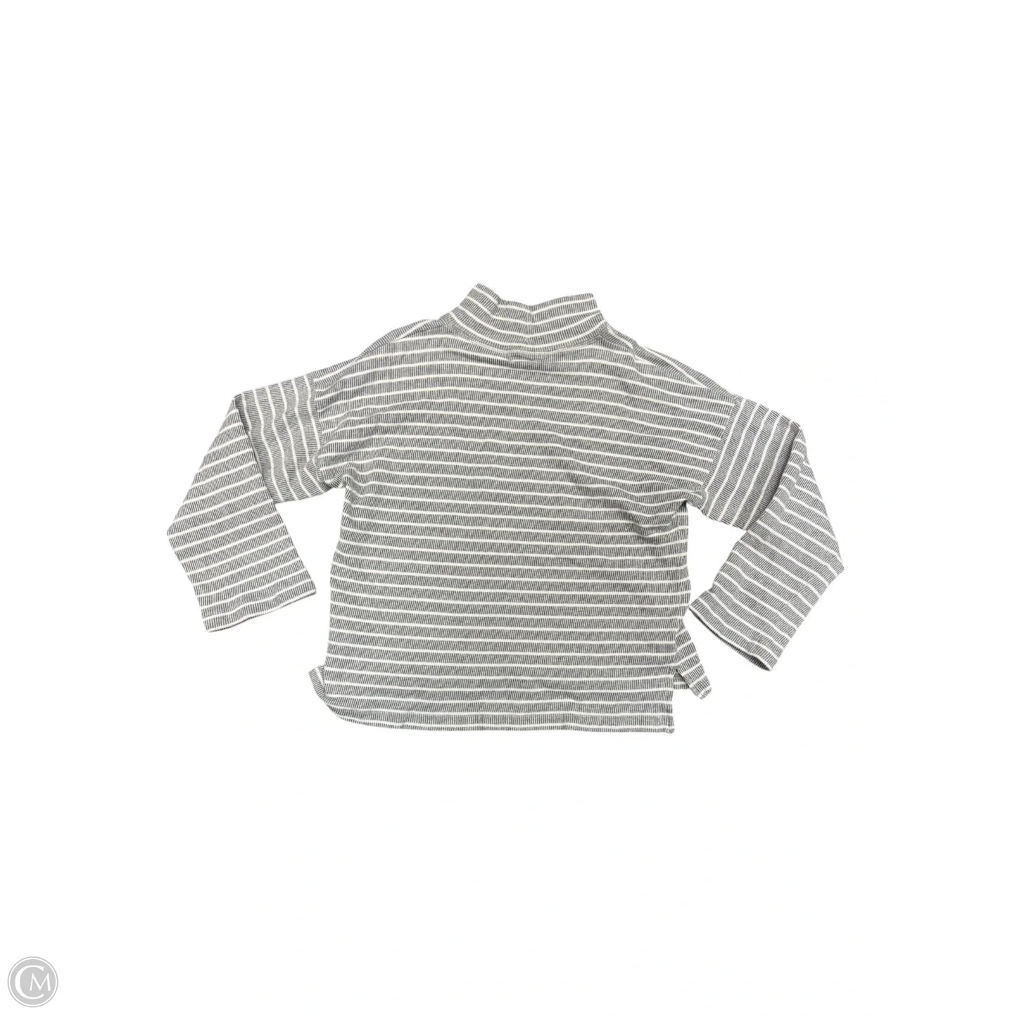Top Long Sleeve By Madewell In Grey, Size: L