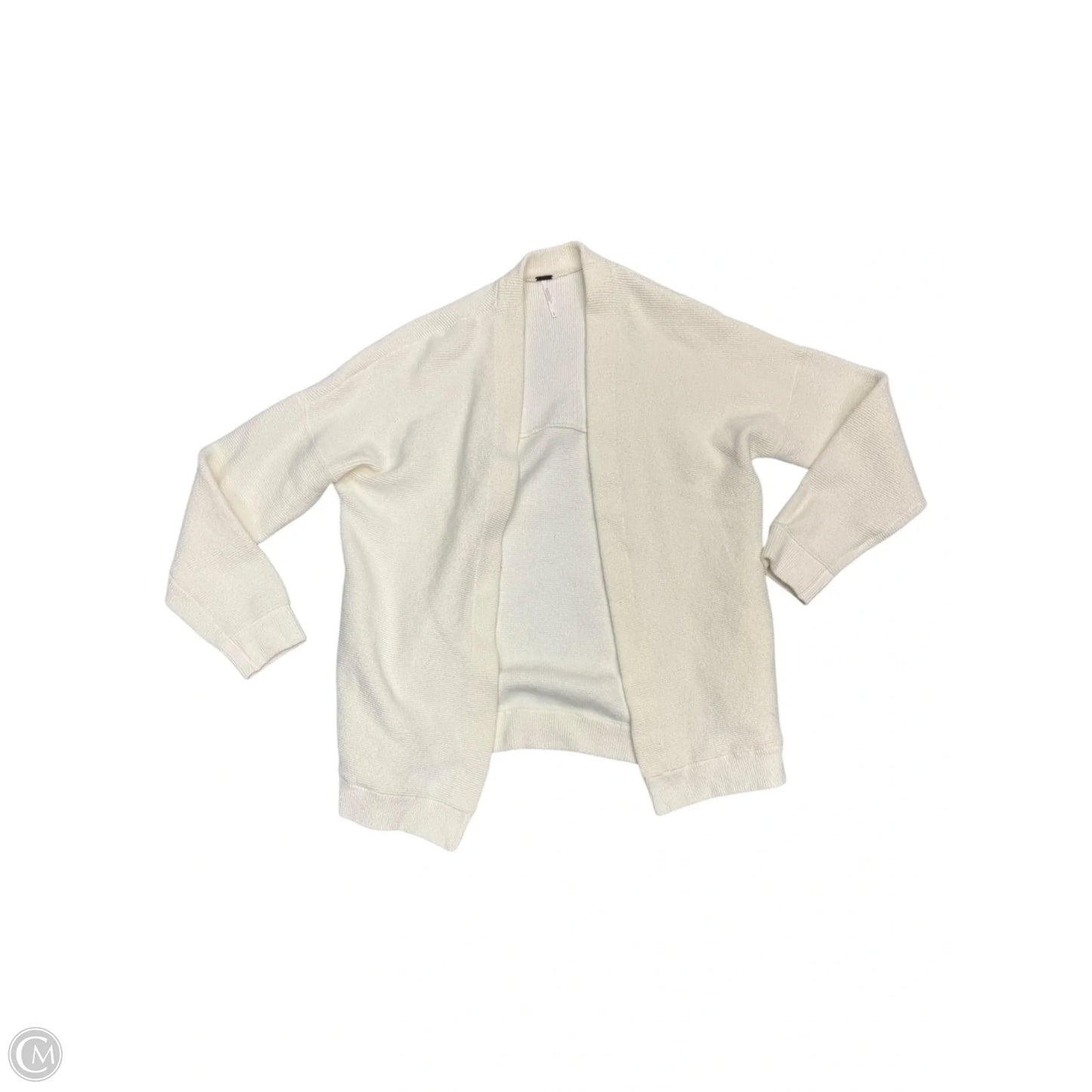 Sweater Cardigan By Free People In Cream, Size: L