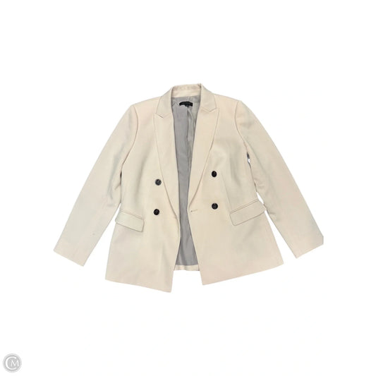 Blazer By Ann Taylor In Cream, Size: L