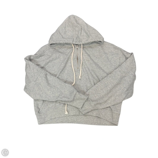 Sweatshirt Hoodie By Aerie In Grey, Size: M