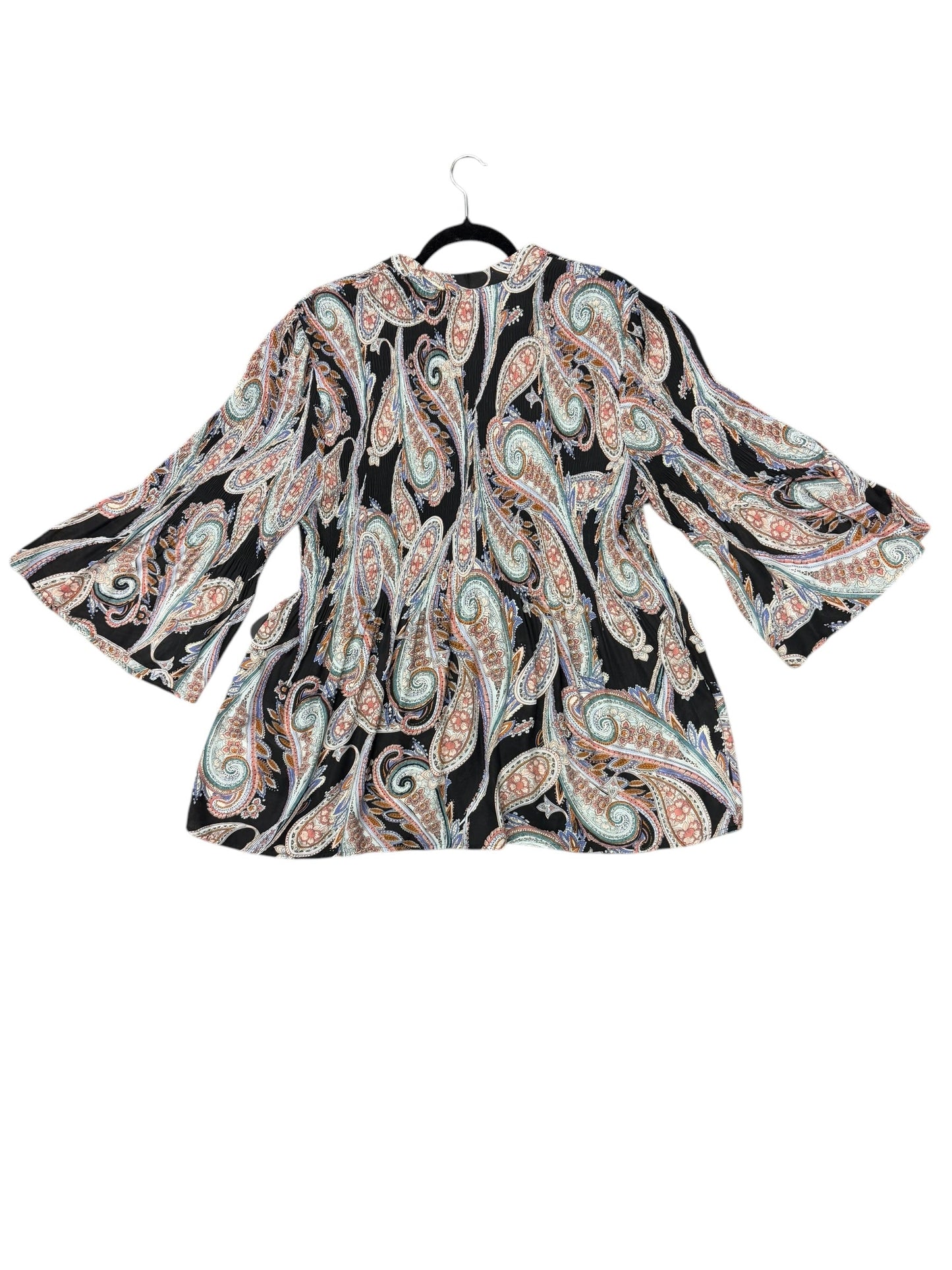 Blouse 3/4 Sleeve By Spense In Paisley Print, Size: 1x