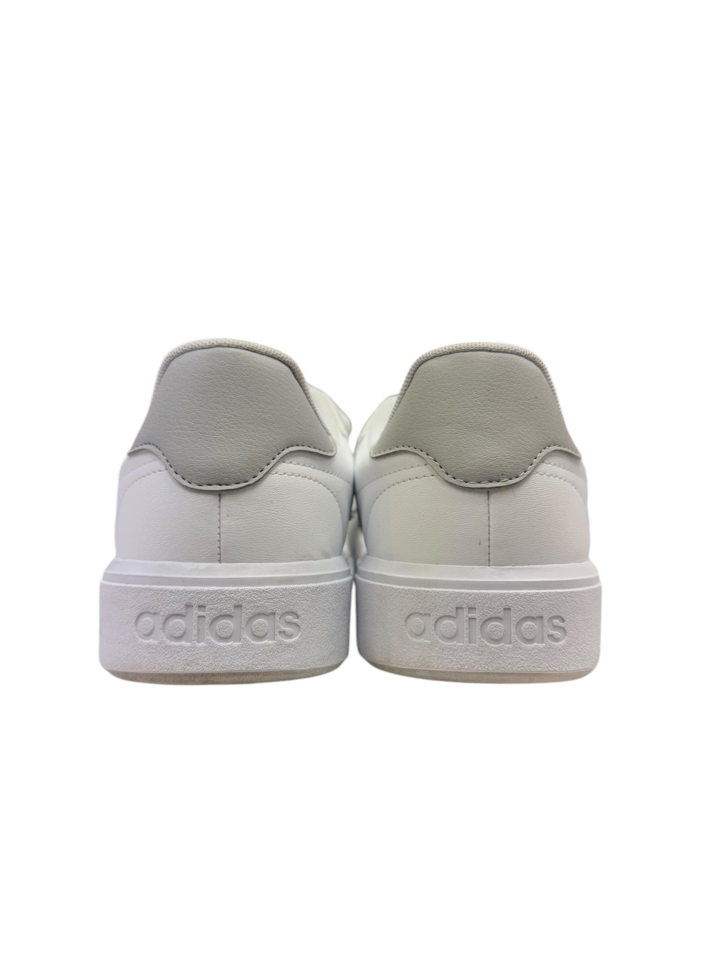 Shoes Sneakers By Adidas In Grey & White, Size: 9