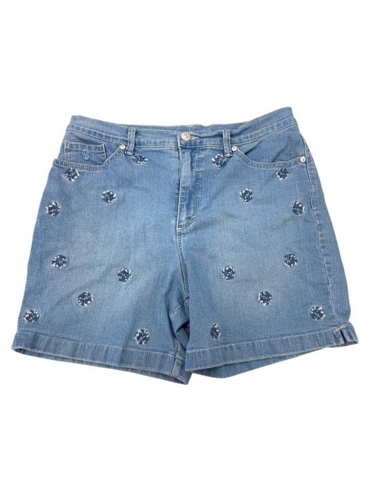 Shorts By Gloria Vanderbilt In Blue Denim, Size: 12