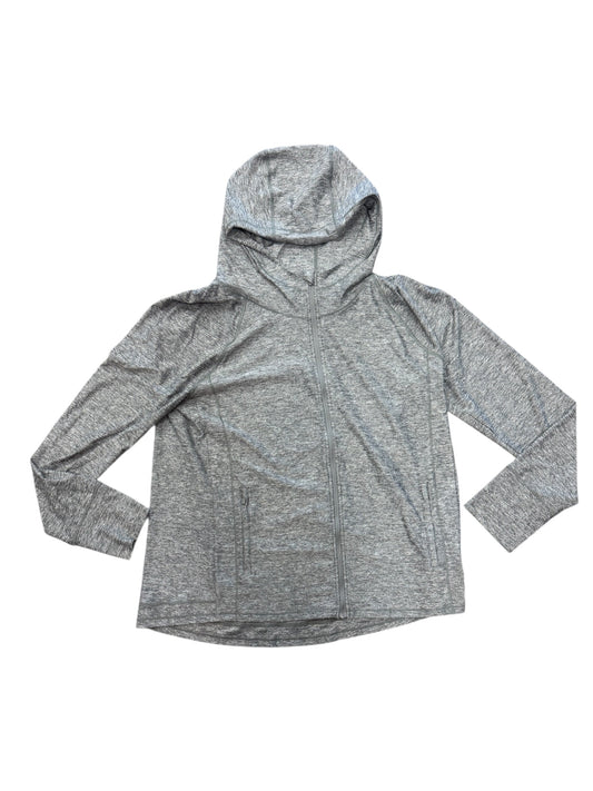 Athletic Jacket By Athleta In Grey, Size: Xl