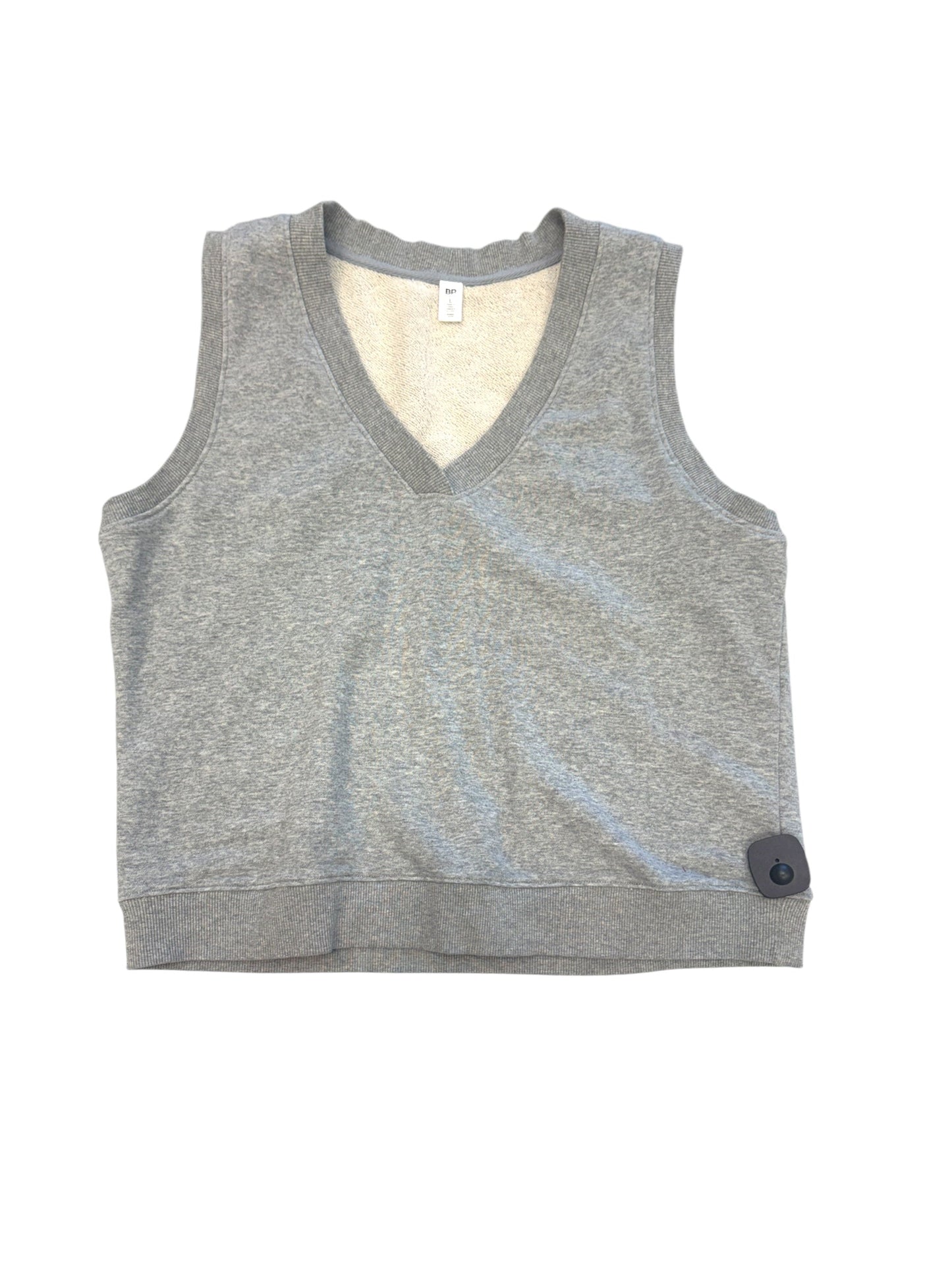 Top Sleeveless By Bp In Grey, Size: L