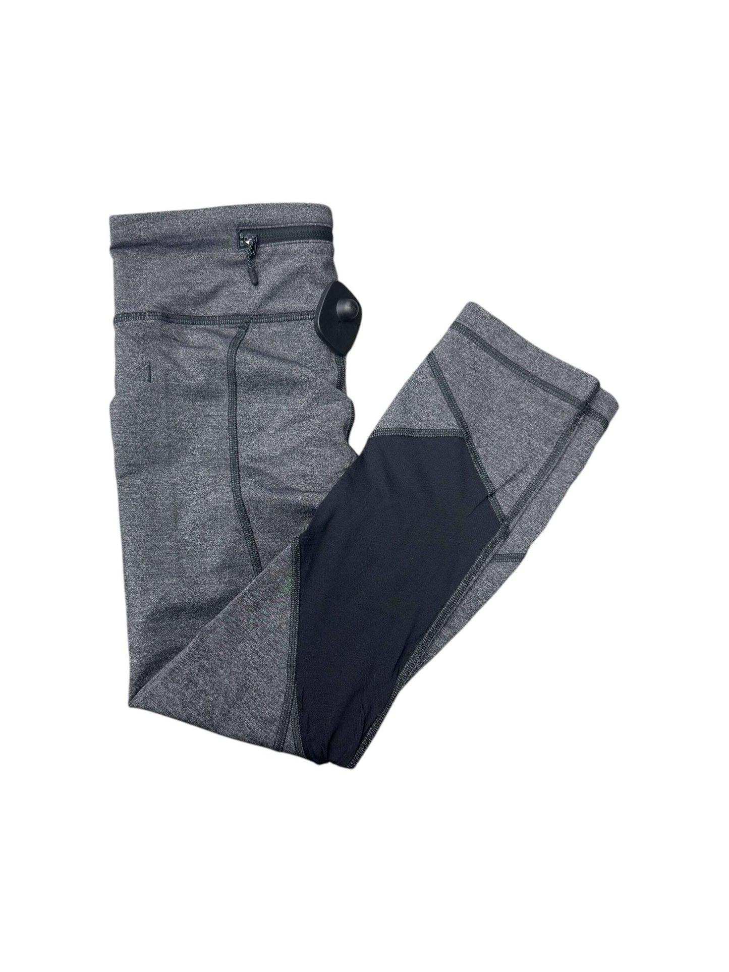 Athletic Capris By Lululemon In Grey, Size: S