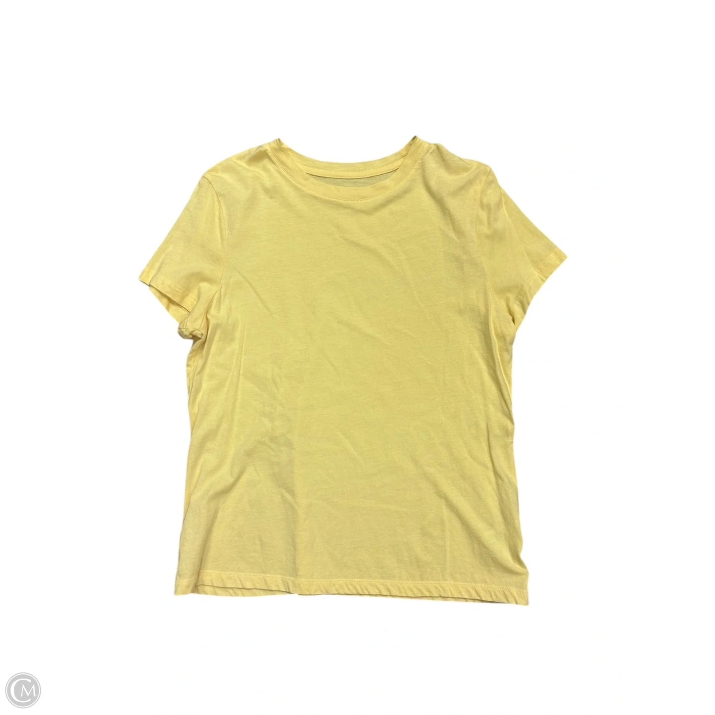 Top Short Sleeve By A New Day In Yellow, Size: M