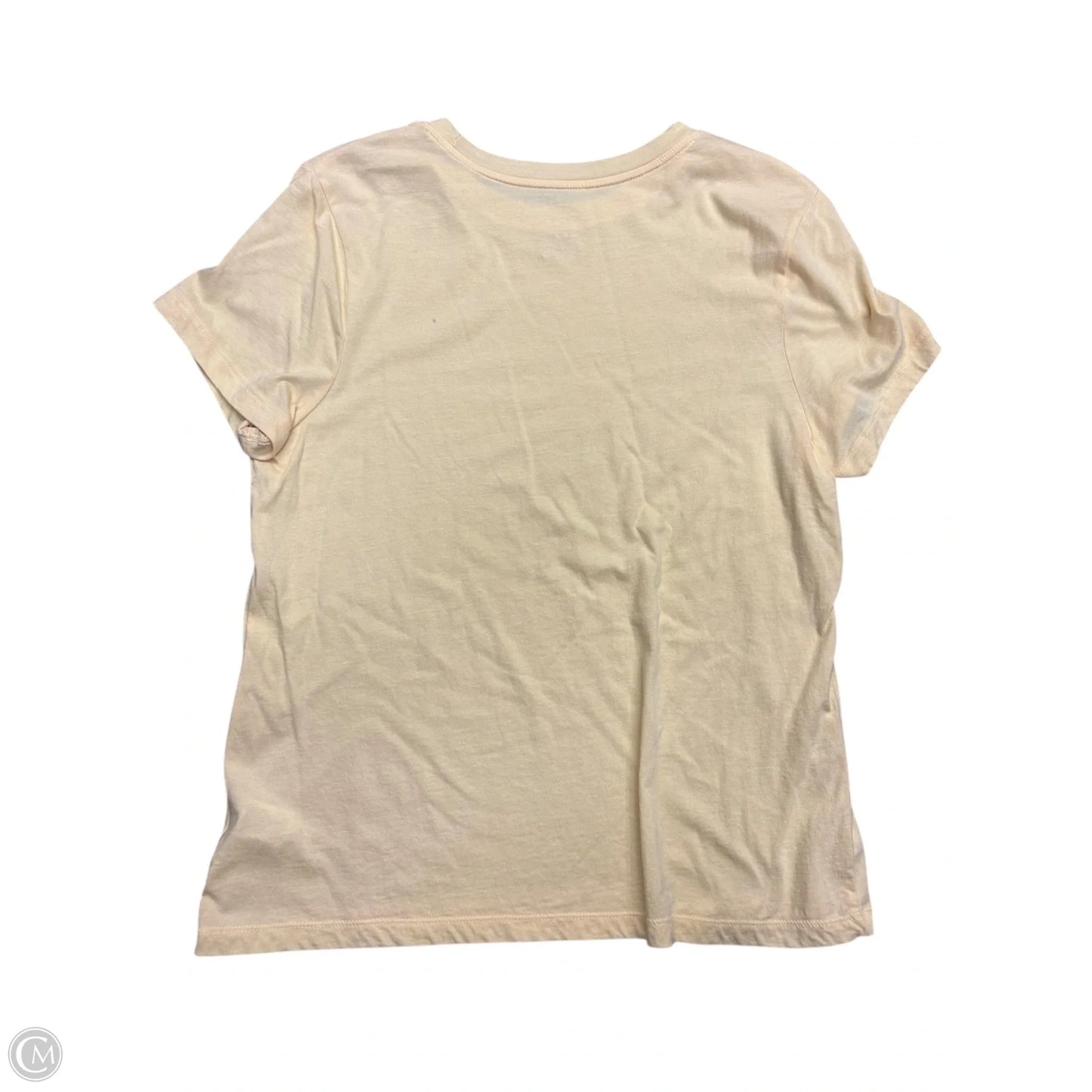 Top Short Sleeve By A New Day In Yellow, Size: M