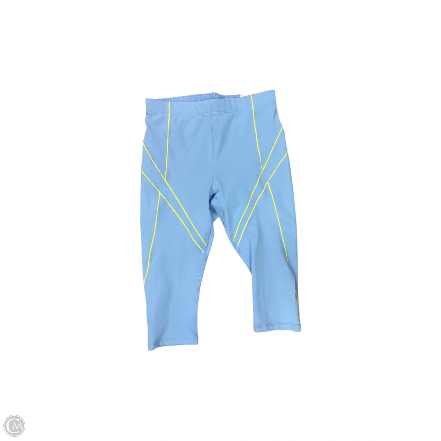 Athletic Capris By Fabletics In Blue & Green, Size: S