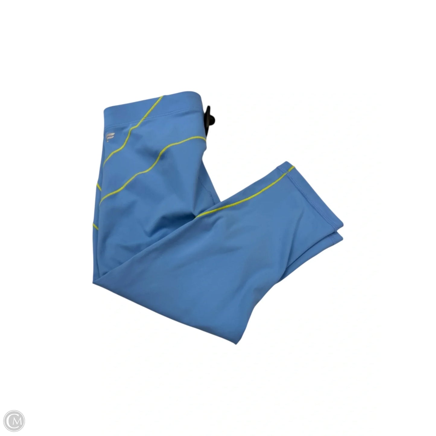 Athletic Capris By Fabletics In Blue & Green, Size: S