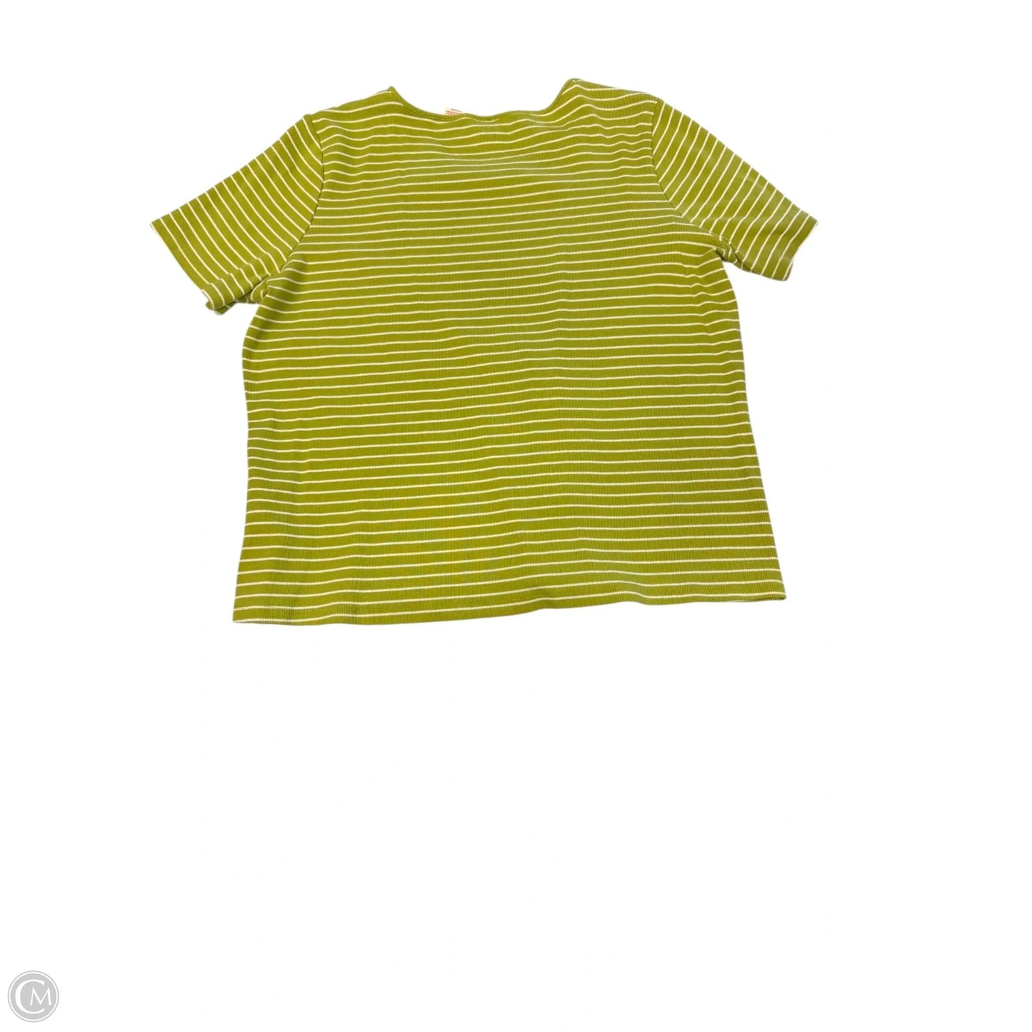 Top Short Sleeve By Levis In Striped Pattern, Size: 3x