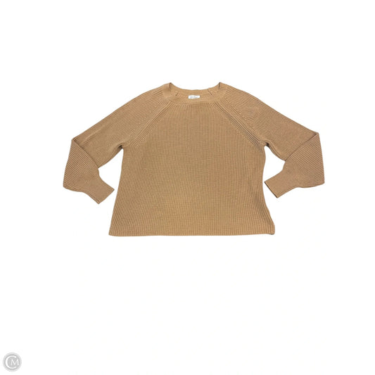 Sweater By Jessica Simpson In Tan, Size: 1x