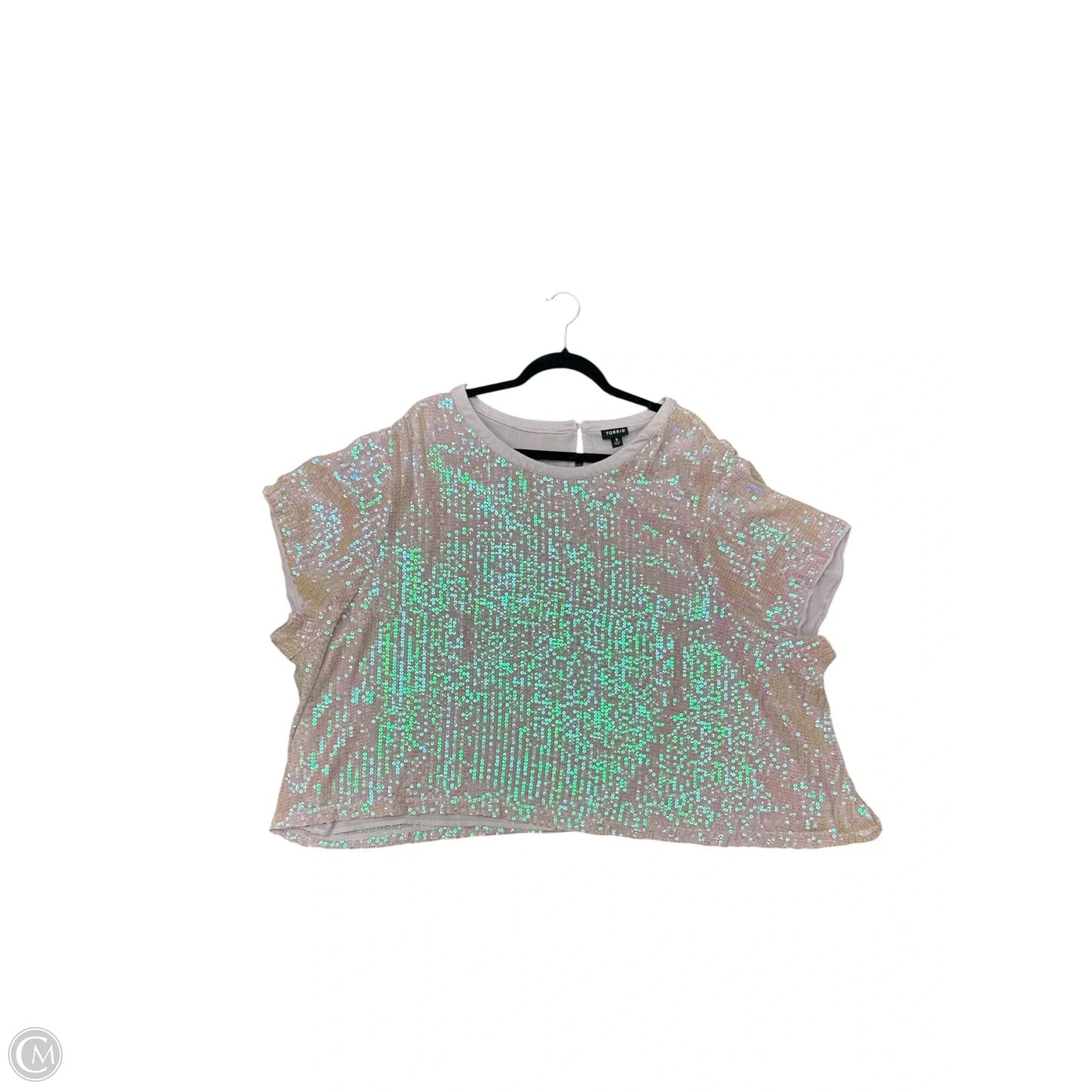 Top Short Sleeve By Torrid In Pink, Size: 4x