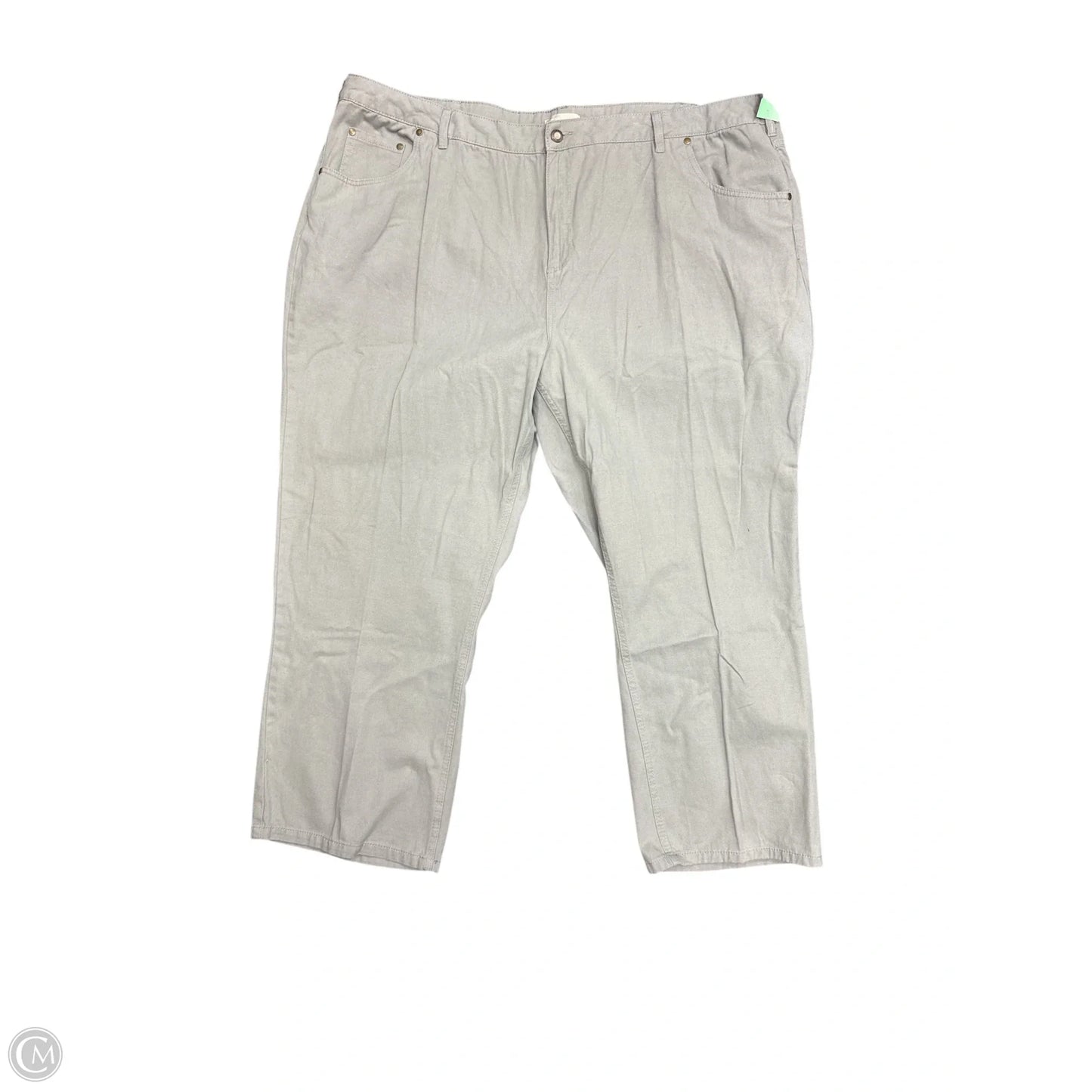 Pants Cropped By Woman Within In Grey, Size: 28