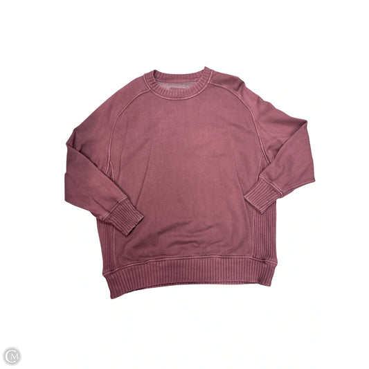 Sweatshirt Crewneck By Aerie In Mauve, Size: Sp