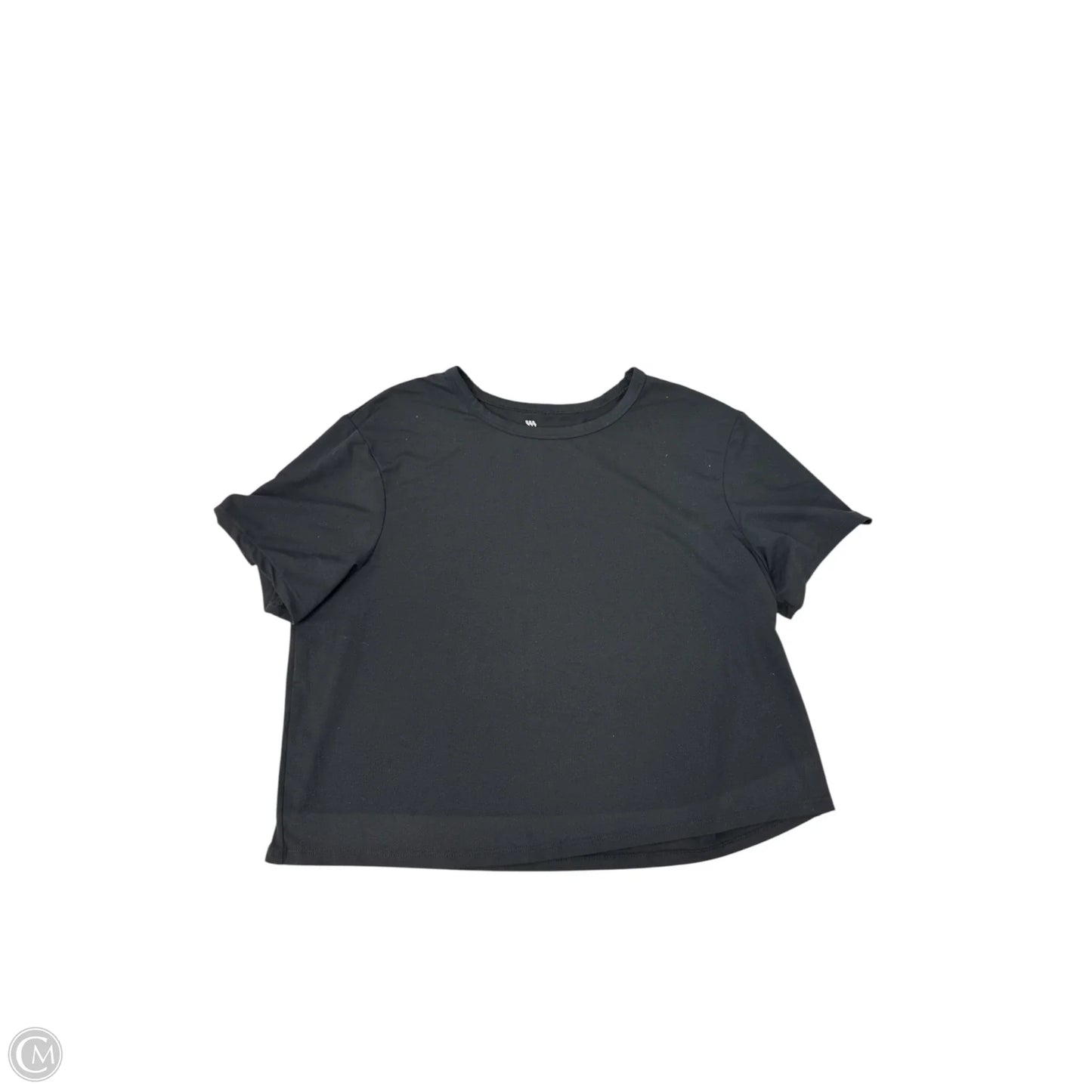 Athletic Top Short Sleeve By All In Motion In Black, Size: L
