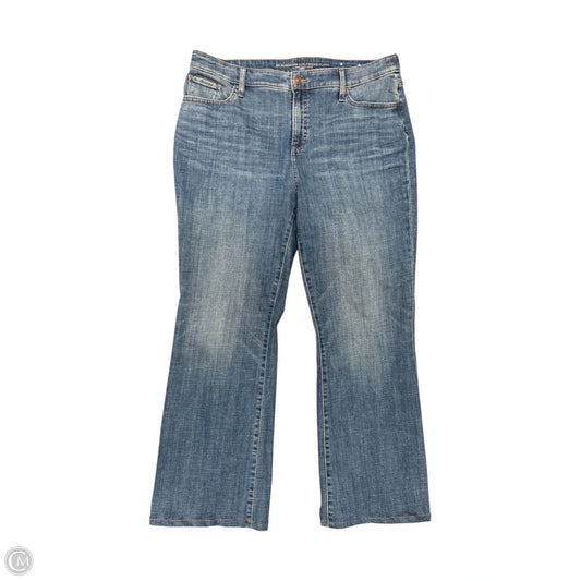 Jeans Flared By Chicos In Blue Denim, Size: 14